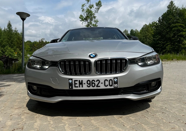 BMW Seria 3 cena 58600 przebieg: 170000, rok produkcji 2017 z Rzeszów małe 79